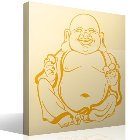 Wall Stickers: Hotei, laughing Buddha
