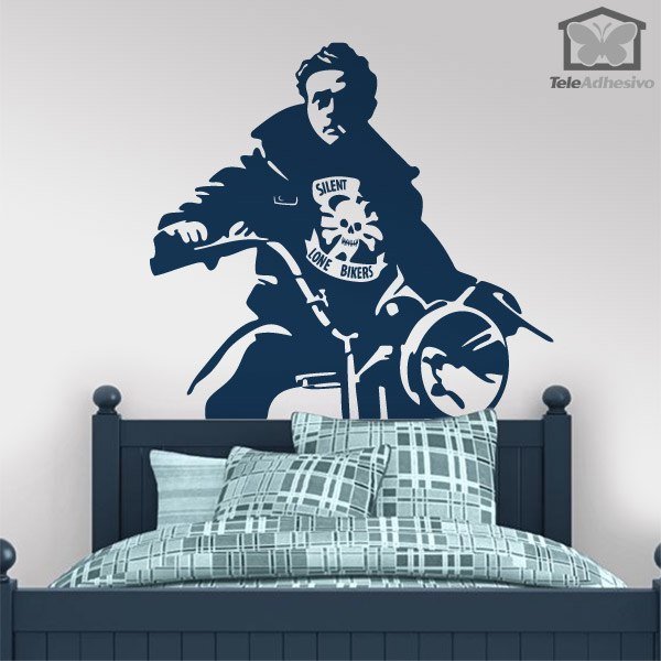 Wall Stickers: James Dean Motorbike