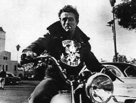 Wall Stickers: James Dean Motorbike