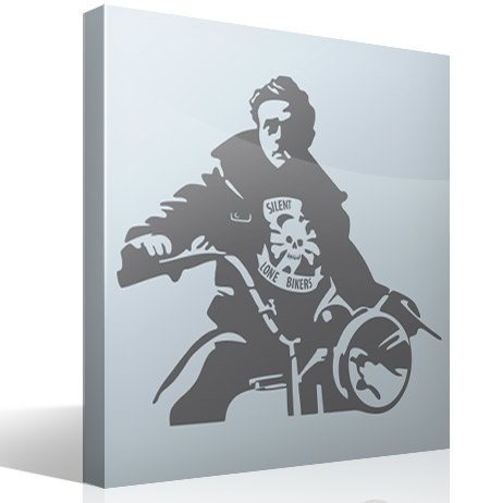 Wall Stickers: James Dean Motorbike