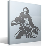 Wall Stickers: James Dean Motorbike 6