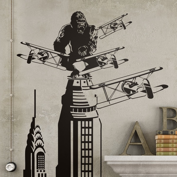 Wall Stickers: King Kong in New York 0
