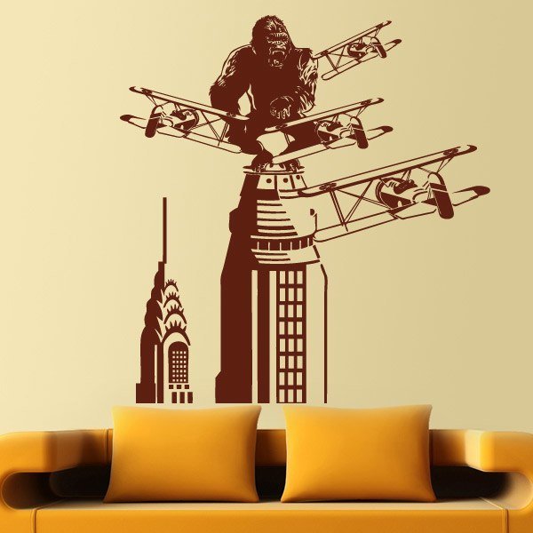 Wall Stickers: King Kong in New York
