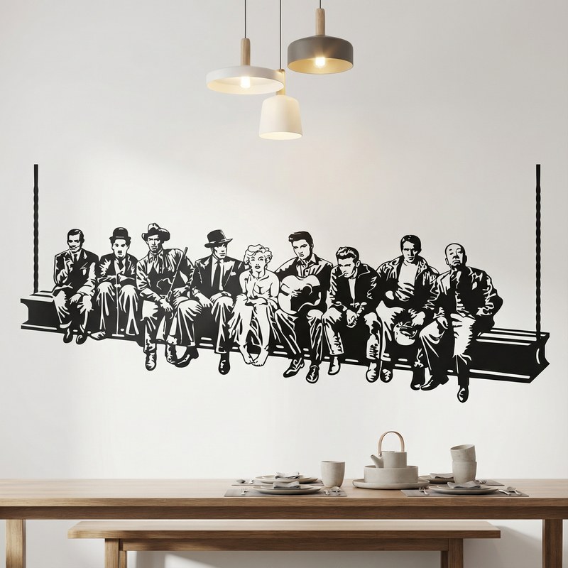 Wall Stickers: Hollywood on the beam