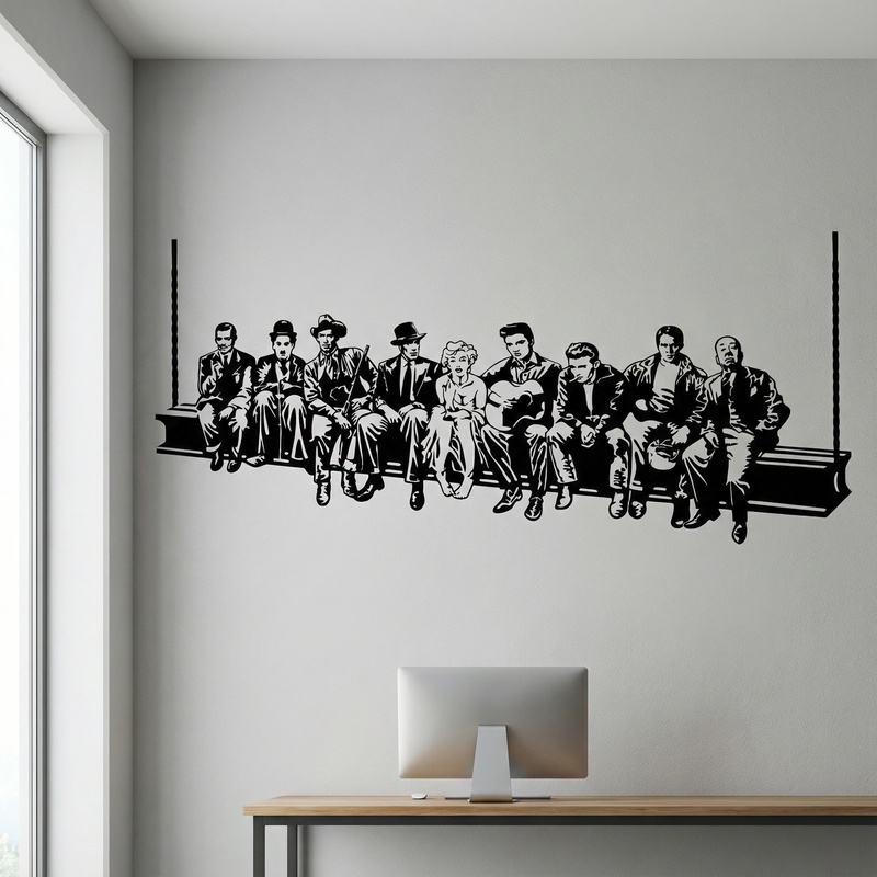 Wall Stickers: Hollywood on the beam