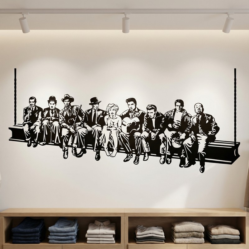 Wall Stickers: Hollywood on the beam