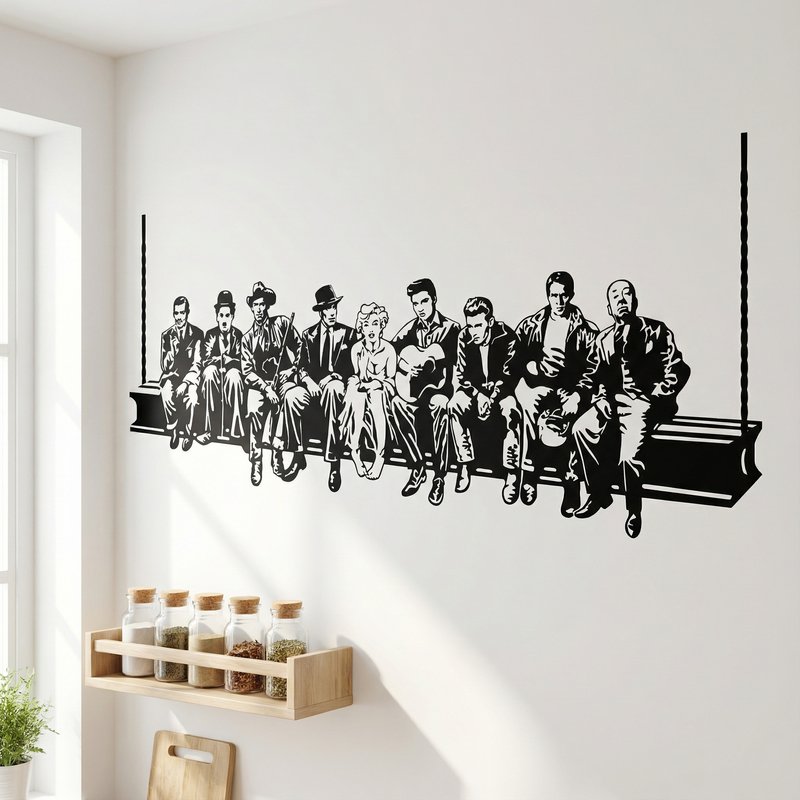 Wall Stickers: Hollywood on the beam