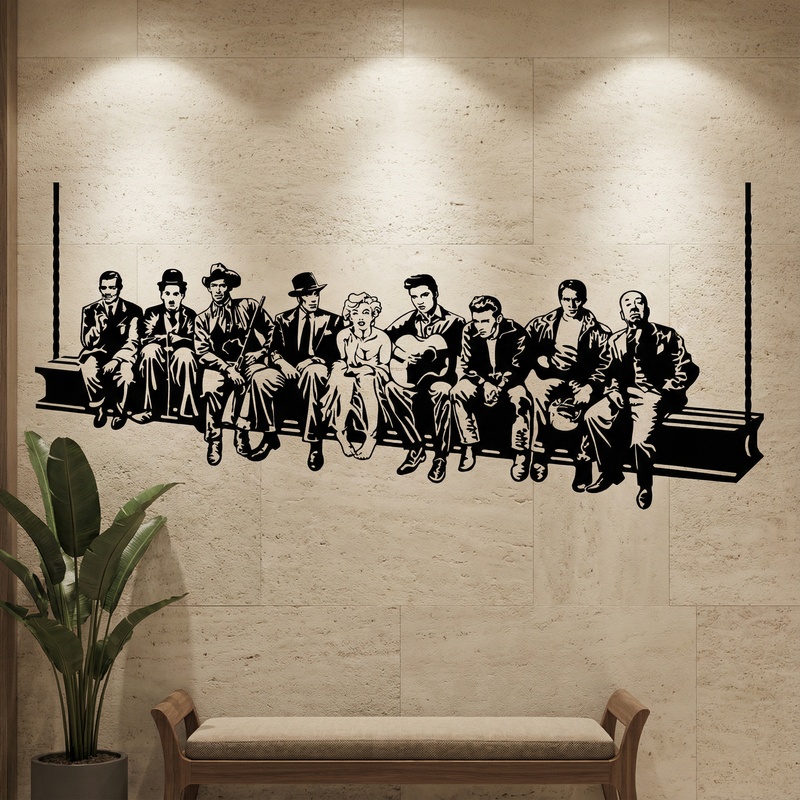 Wall Stickers: Hollywood on the beam