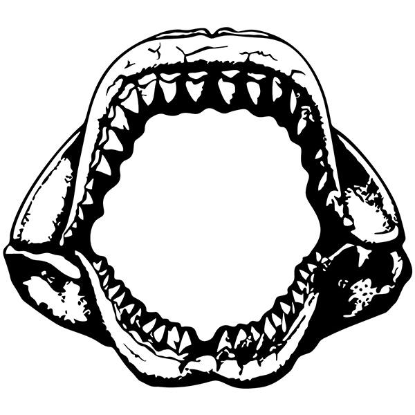 Wall Stickers Shark Jaws