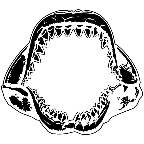 Wall Stickers: Shark Jaws 2