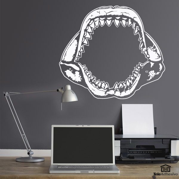 Wall Stickers: Shark Jaws 2