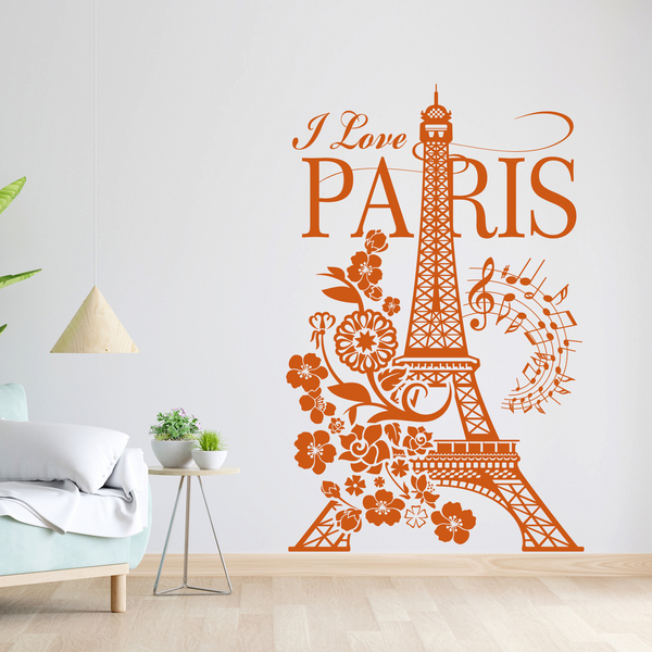 Wall Stickers: I Love Paris