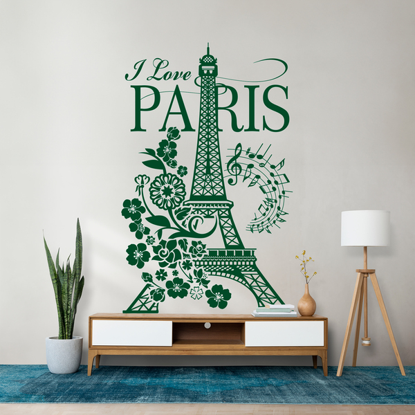 Wall Stickers: I Love Paris