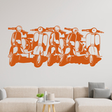 Wall Stickers: Vespas in Rome 2