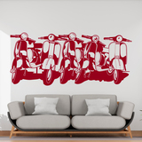 Wall Stickers: Vespas in Rome 4