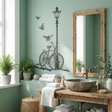 Wall Stickers: Bicycle and Lamp 13