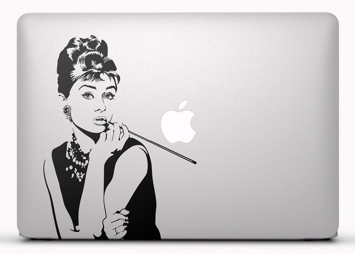 Car & Motorbike Stickers: Audrey Hepburn