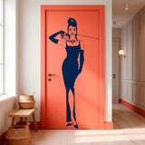 Wall Stickers: Audrey with her cat 16