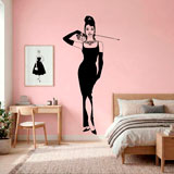 Wall Stickers: Audrey with her cat 18
