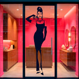 Wall Stickers: Audrey with her cat 20