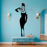 Wall Stickers: Audrey with her cat 8