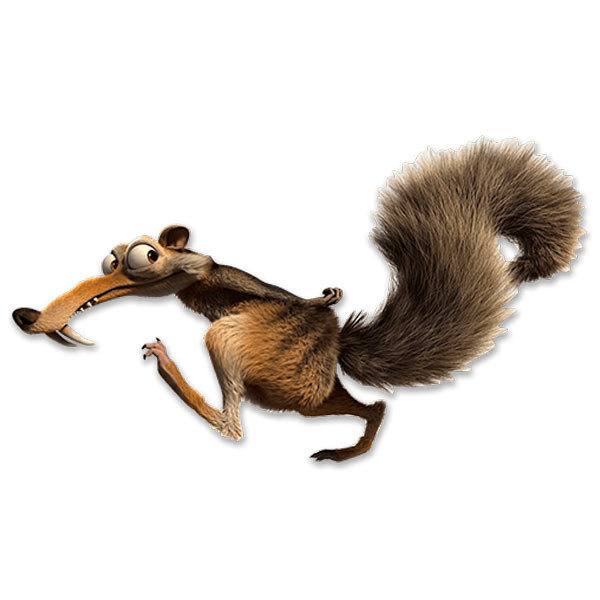 Car & Motorbike Stickers: Squirrel Scrat