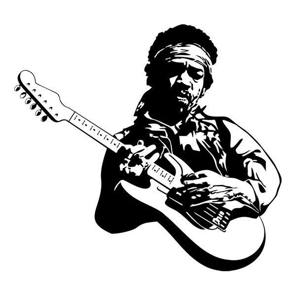 Wall Stickers: Jimi Hendrix