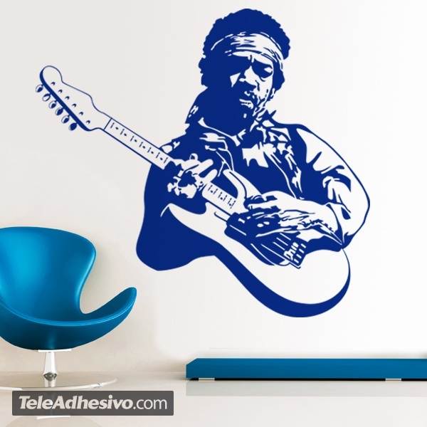 Jimi Hendrix Sticker Decal R4852 Musical Group