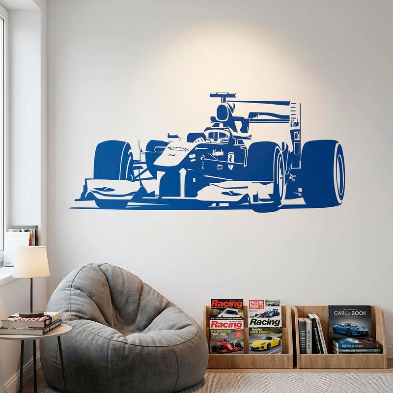 Wall Stickers: Formula 1 Race Car Wall Decal