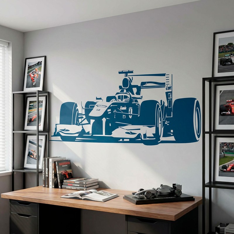 Formula 1 Race Car Wall Decal 11