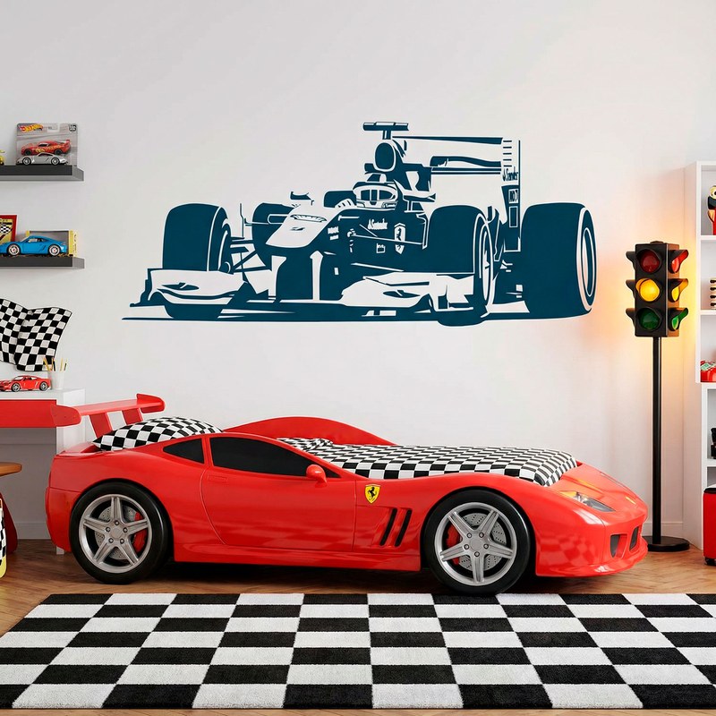 Formula 1 Race Car Wall Decal 14