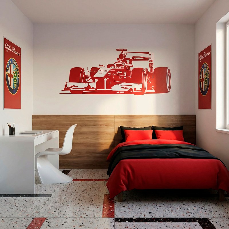Formula 1 Race Car Wall Decal 15
