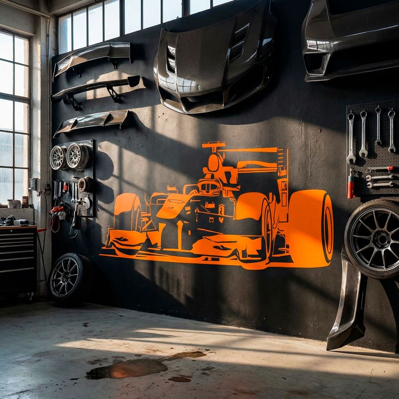 Formula 1 Race Car Wall Decal 19
