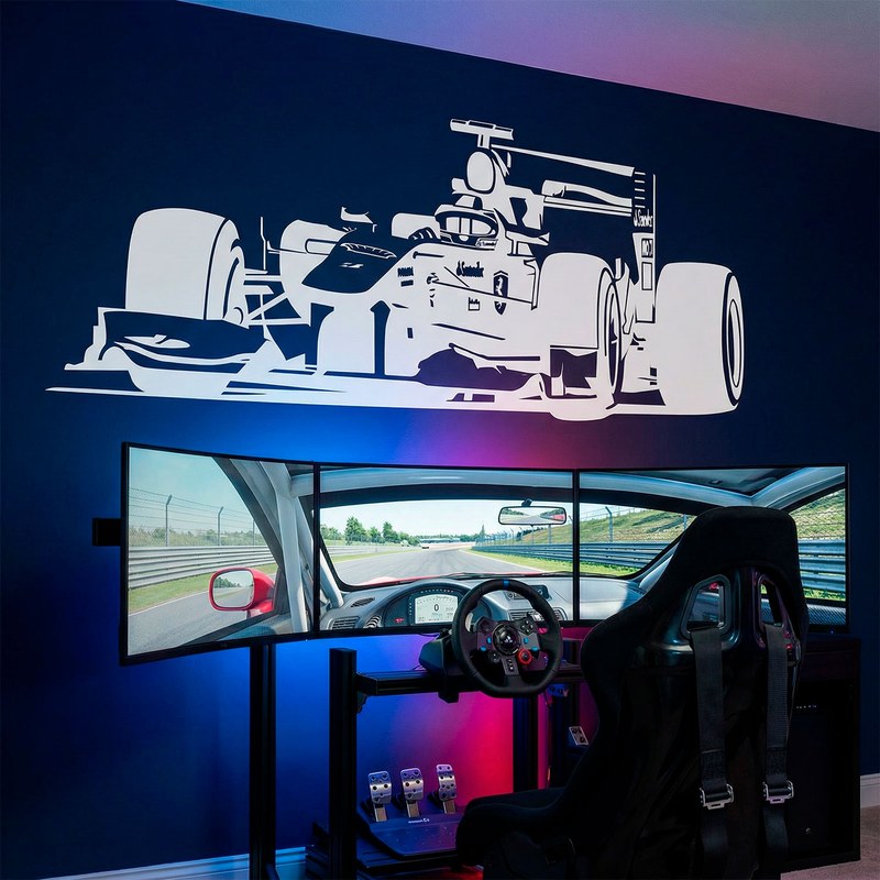 Formula 1 Race Car Wall Decal 20