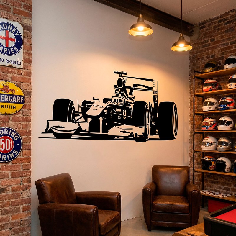 Formula 1 Race Car Wall Decal 21