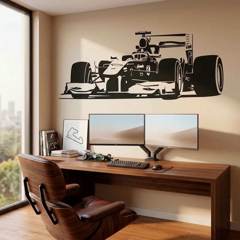 Formula 1 Race Car Wall Decal 4