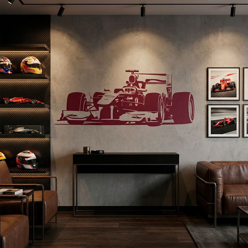 Formula 1 Race Car Wall Decal 5