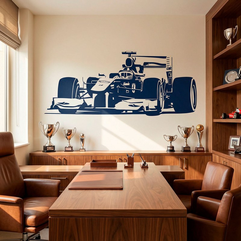 Formula 1 Race Car Wall Decal 6
