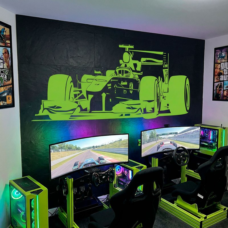 Formula 1 Race Car Wall Decal 8