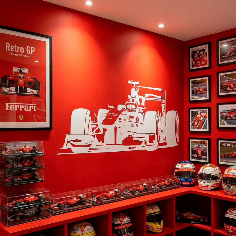 Formula 1 Race Car Wall Decal 10