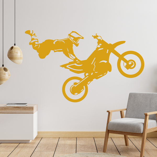 Wall Stickers: Freestyle motocross