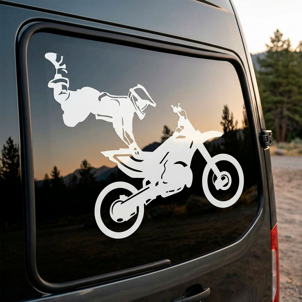 Wall Stickers: Freestyle motocross