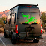 Wall Stickers: Freestyle motocross 8