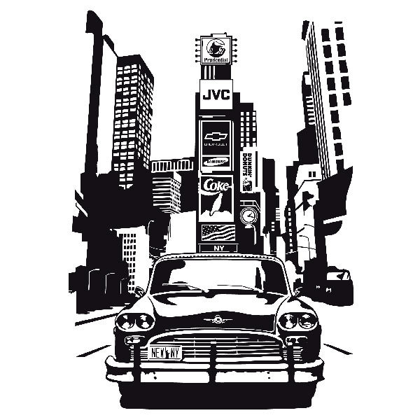 Wall Stickers: New York Taxi