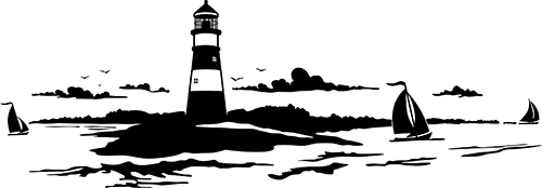 Car & Motorbike Stickers: Lighthouse