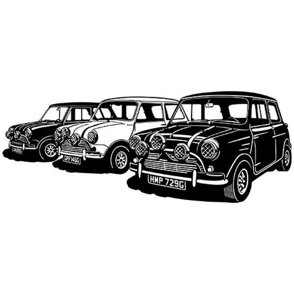 Car & Motorbike Stickers: Italian Job Minis