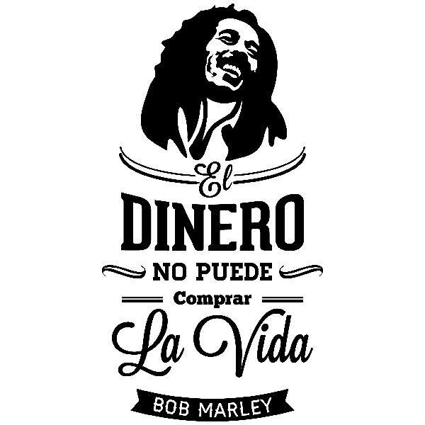 Wall Stickers: El dinero no puede comprar la vida - Bob Marley
