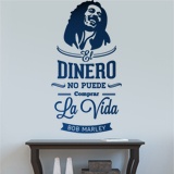 Wall Stickers: El dinero no puede comprar la vida - Bob Marley 2