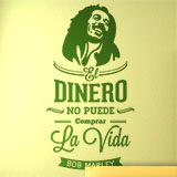 Wall Stickers: El dinero no puede comprar la vida - Bob Marley 3