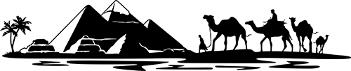 Car & Motorbike Stickers: Pyramids of Giza